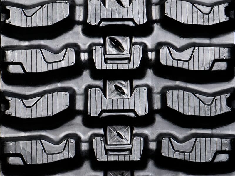 A close up of the tread pattern on a tire.