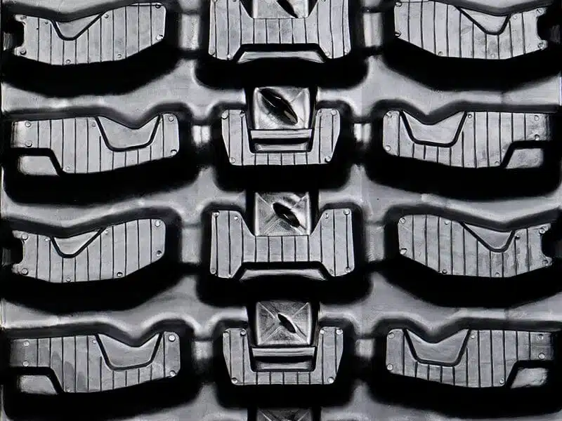 A close up of the tread pattern on a tire.
