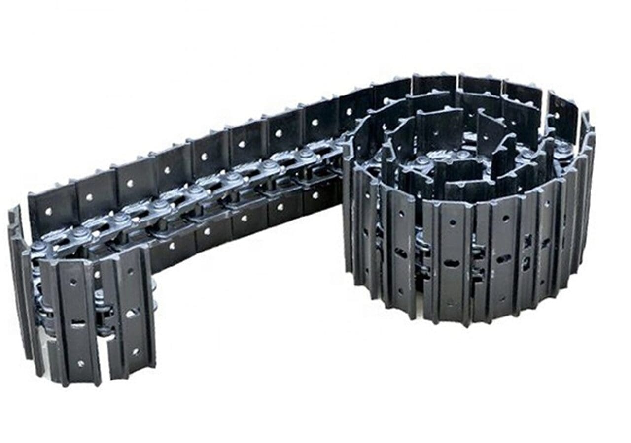 A close up of a chain on top of a white background